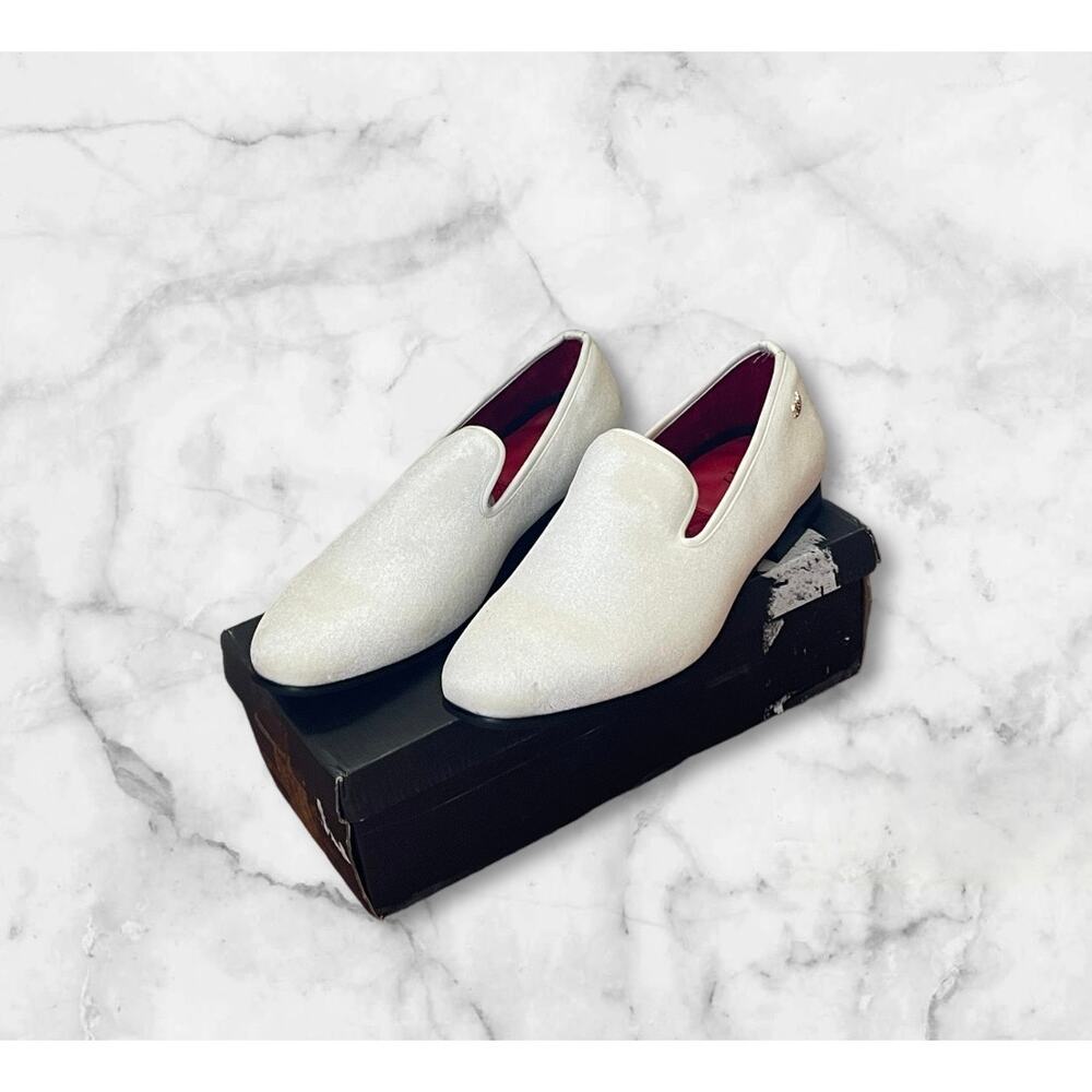 JITAI Luxury Men Shoes White Loafers Size 11